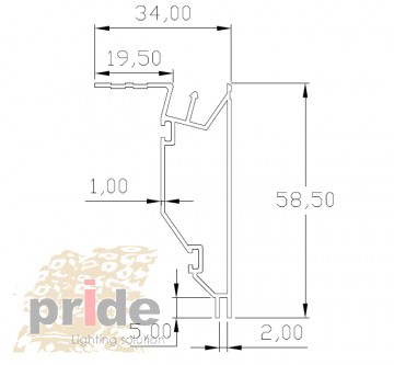 Pride ��������� ���� ��� ������� ���� �������� MG E727/SLOT 2 m