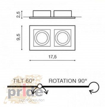 Pride ���������� �������� ��������� TS5205 aluminum&black 